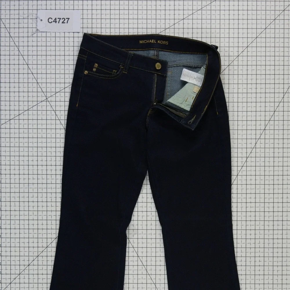Michael Kors Bootcut Jeans Women's Size 6 Dark Blue‎ Indigo Stretch Denim
